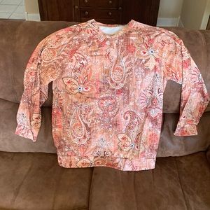 Fall multicolor top